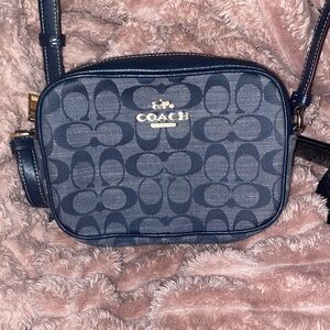 Coach Signature Blue Crossbody Bag